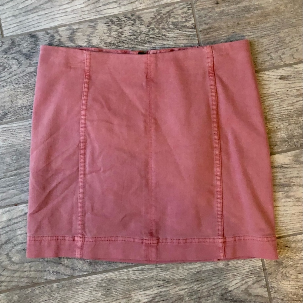 Pink skirt